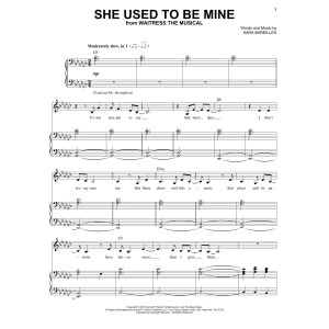 She Used To Be Mine (from Waitress The Musical)